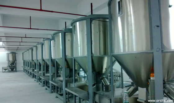 Plastic Granule Vertical Mixer / Blender Mixing Machine made of Stainless Steel for Evenly Mixing of Plastic Material