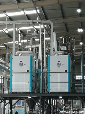 PET TPU Extrusion Crystallizing Dehumidifying Drying System with 100 PPM Moisture Content OTD-1400