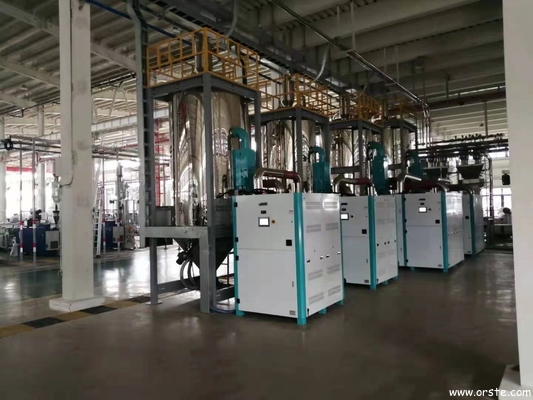PET TPU Extrusion Crystallizing Dehumidifying Drying System with 100 PPM Moisture Content OTD-1400